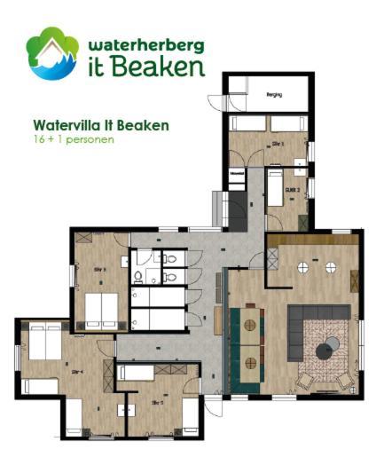 Watervilla It Beaken Heeg Dış mekan fotoğraf